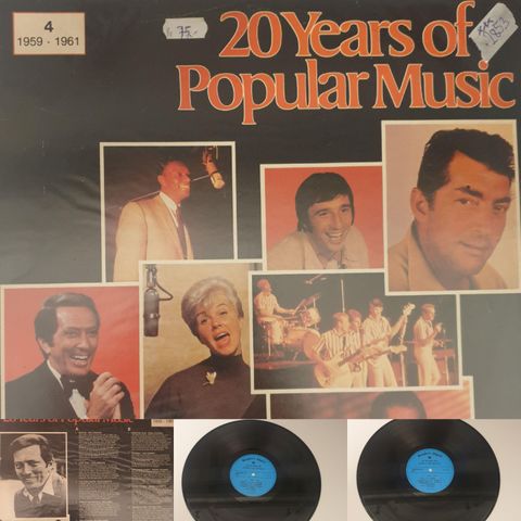 VINTAGE/RETRO LP-VINYL "20 YEARS OF POPULAR MUSIC 1959 - 1961"