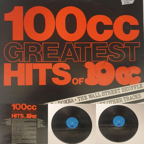 VINTAGE/RETRO LP-VINYL " 100CC GREATEST HITS OF 10CC 1975"