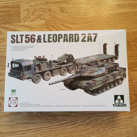 Takom 1/72 Scale SLT56 & Leopard 2A7 Model Kit