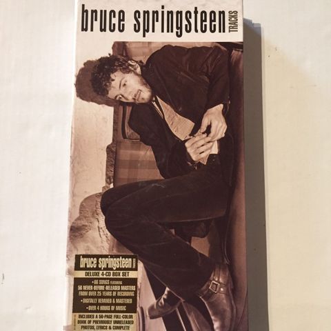 BRUCE SPRINGSTEEN / TRACKS - 4 CD BOX M/BOK