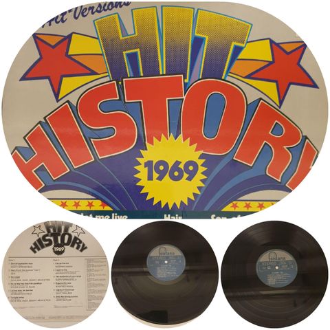 VINTAGE/RETRO LP-VINYL "HIT HISTORY 1969 "