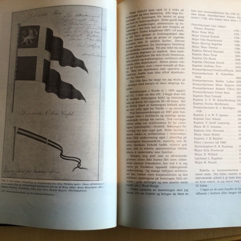 Vardø - VARDØHUS FESTNING 650 år.jubileumsskrift 1960. Redaktør oberst Willoch.
