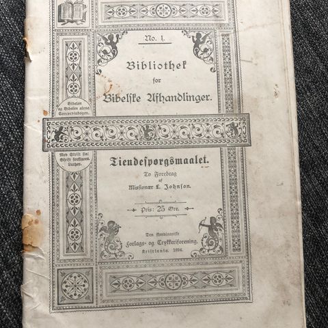 Hefte fra 1894