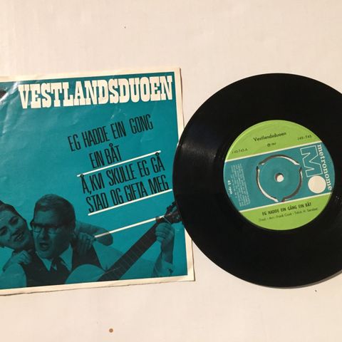 VESTLANDSDUOEN / EG HADDE EIN GONG EIN BÅT - 7" VINYL SINGLE