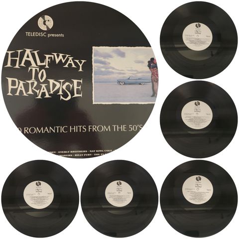 VINTAGE/RETRO LP-VINYL 4 STK "HALFWAY TO PARADISE 1990"