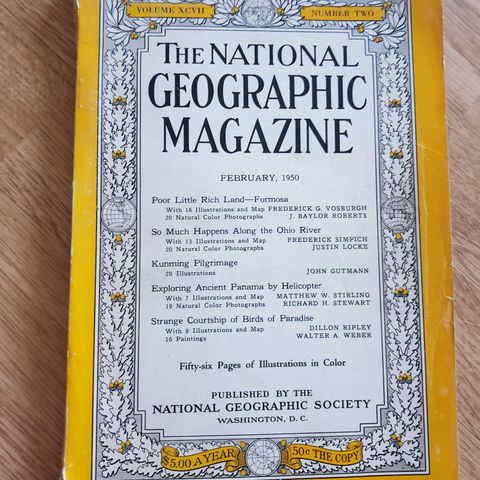 National geographic februar 1950