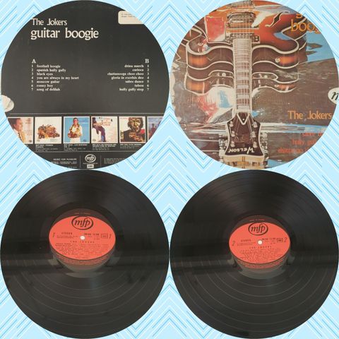 VINTAGE/RETRO LP-VINYL "THE JOKERS/GUITAR BOOGIE 1973"