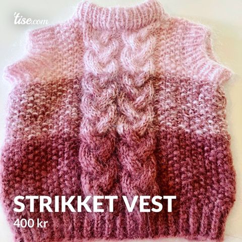 Strikket vest