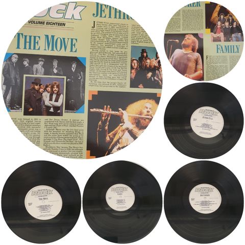 VINTAGE/RETRO LP-VINYL DOBBEL "THE MOVE - JETHRO TULL  - JOE COCKER  - FAMILY  "