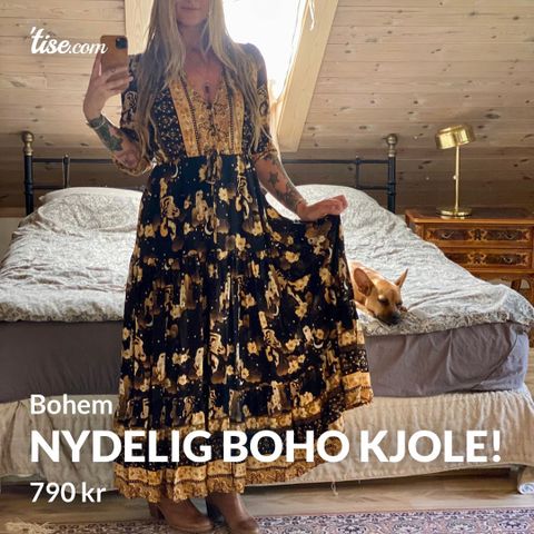 Nydelig boho kjole!