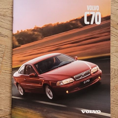 Brosjyre Volvo C70 Coupe/ Volvo C70 Cabriolet 2000