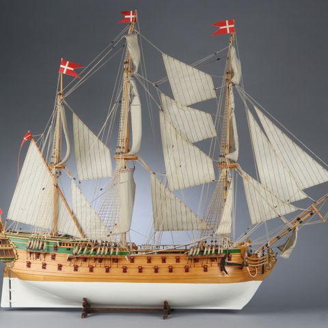 Norske Løve Nr. 467.  Modell skip