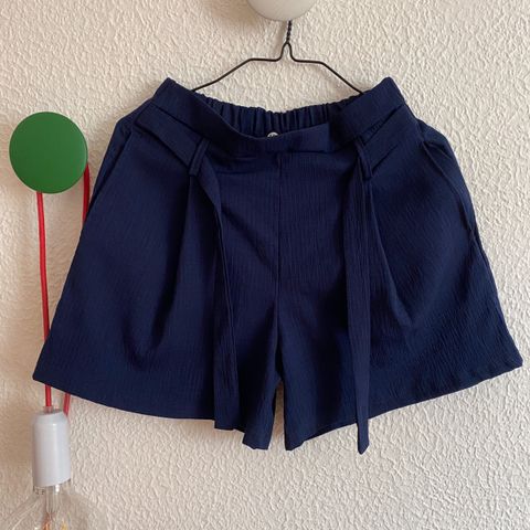 Navy Blue Stylish Shorts - Marine blå Skjørter