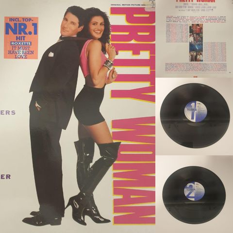 VINTAGE/RETRO LP-VINYL "PRETTY WOMAN - ORIGINAL MOTION PICTURE SOUNDTRACK 1990"