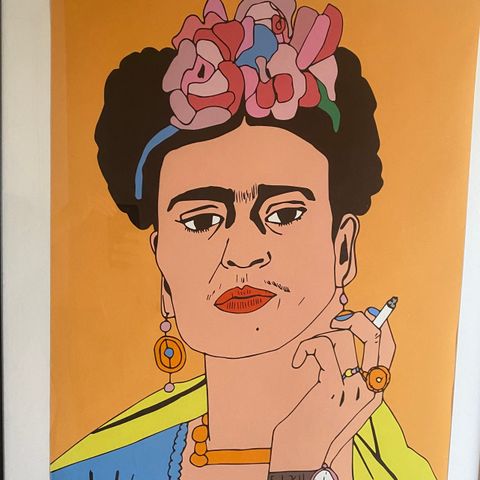 ORIGINAL Frida Kahlo av Anette Moi