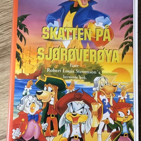 Skatten på sjørøverøya VHS