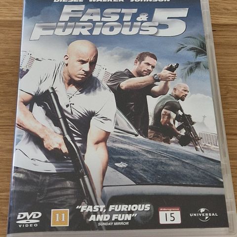 Fast and Furious 5 DVD