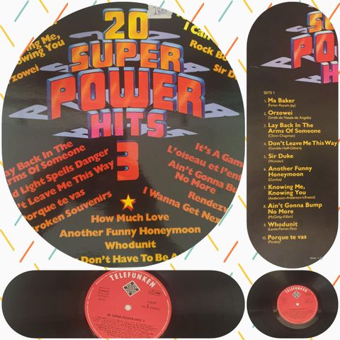 VINTAGE/RETRO LP-VINYL "20 SUPER POWER HITS 3 - 1977"
