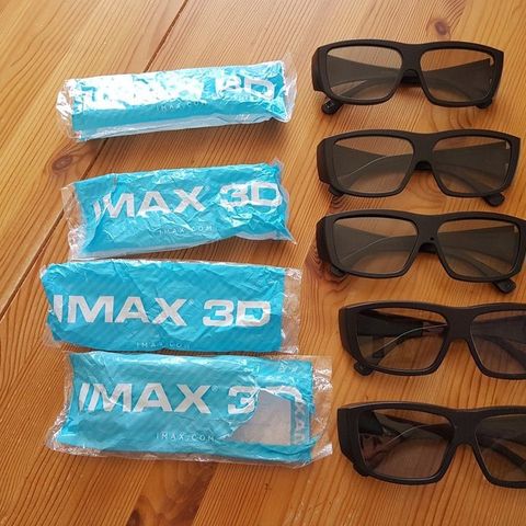 3D briller - Imax- totalt 9 briller