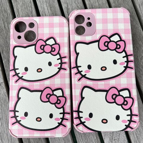 Hello Kitty gingham iPhone deksler