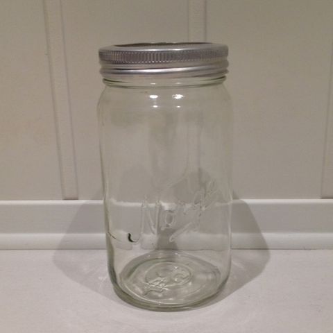 Norgesglass med skrulokk - 1 liter og 0,7 L