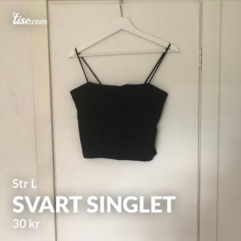 Svart singlet