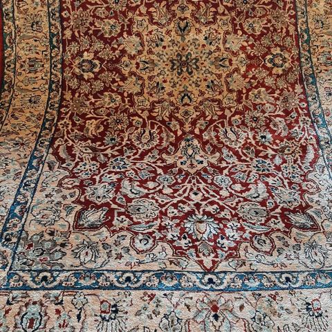 100% persisk silk teppe