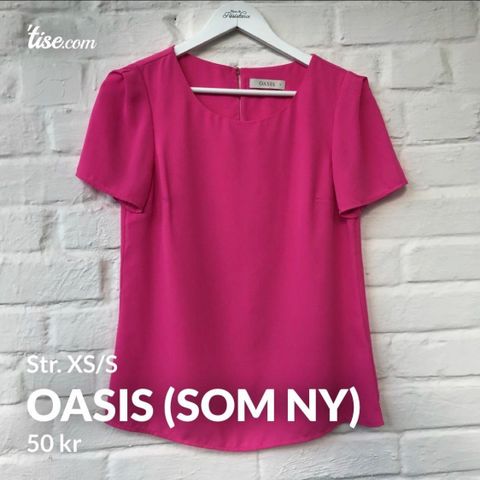 Oasis bluse str. XS