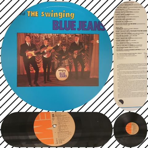 VINTAGE/RETRO LP-VINYL "THE BEST OF THE SWINGING BLUE JEANS "