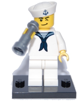 100% Ny Lego CMF serie 4 minifigur Sailor (non-assembled)