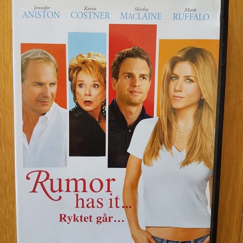 Rumor has it / Ryktet går -DVD -Jennifer Aniston / Kevin Costner