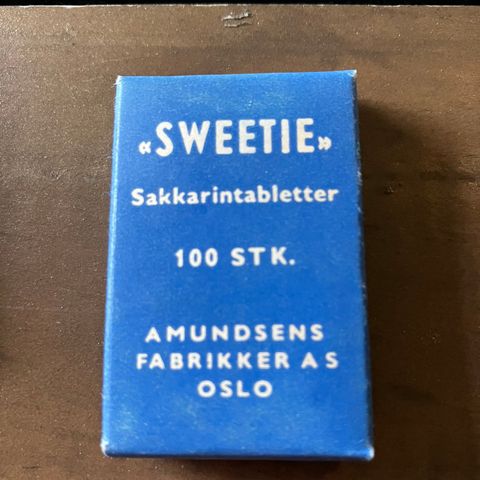 Sweetie Sakkarintabletter / Amundsens fabrikker