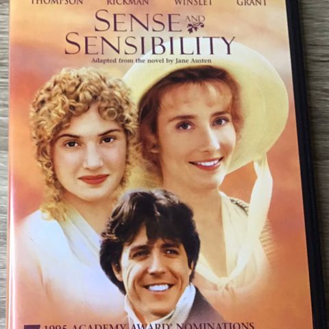 Sense Sensibility Spesial Edition ( engelsk tale) 1995 film…….