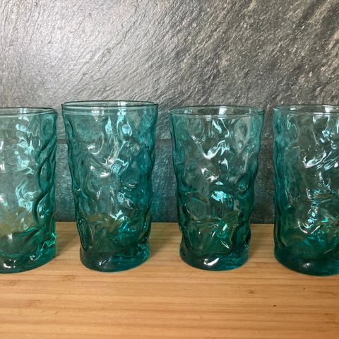 6 turkise retroglass Farrisglass