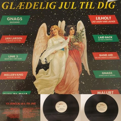 VINTAGE/RETRO LP-VINYL "GLÆDELIG JUL TIL DIG 1988"