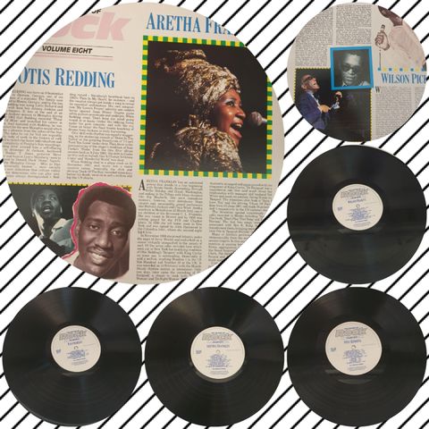 VINTAGE/RETRO LP-VINYL DOBBEL "OTIS REDDING - ARETHA FRANKLIN  - RAY CHARLES .."