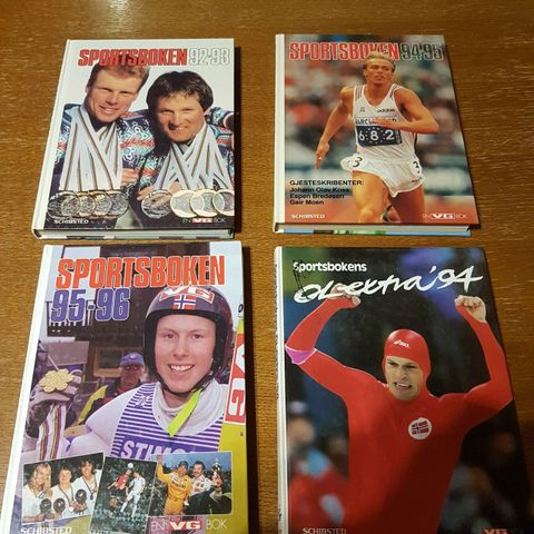 Sportsboken 1992-1993, 1994-1995, 1995-1996 og OL extra 1994