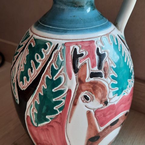 Elle keramikk, vase, vintage