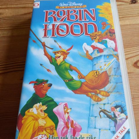 Robin Hood- Walt Disney Klassikere- 1973- VHS