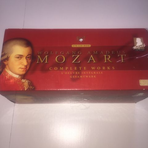 Til musikkstudenten! Mozart 170 cd boks med super bonus!