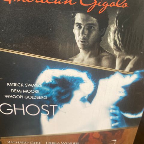 Filmboks med filmene American Gigolo - Ghost og En offiser og en gentlemen