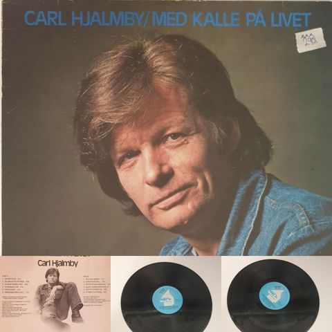 VINTAGE/RETRO LP-VINYL "CARL HJALMBY/MED KALKE PÅ LIVET 1979"