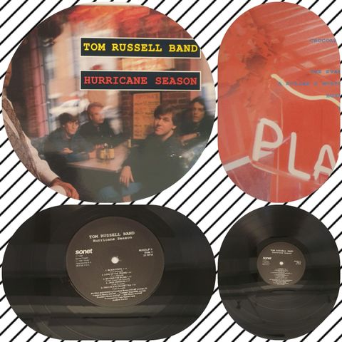 VINTAGE/RETRO LP-VINYL "TOM RUSSELL BAND/HURRICANE SEASON 1991"