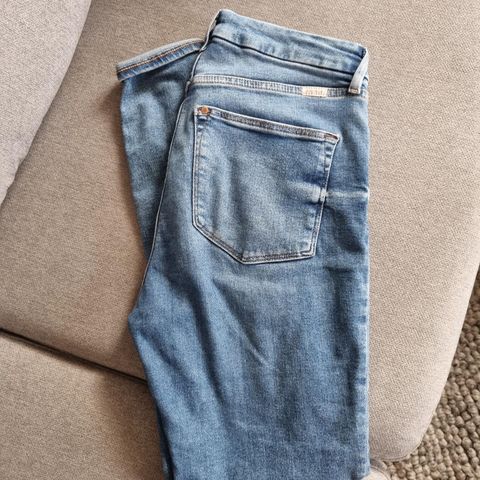 Super skinny high waist jeans fra HM