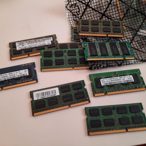 20 sticks/ Laptop RAM DDR2, DDR3