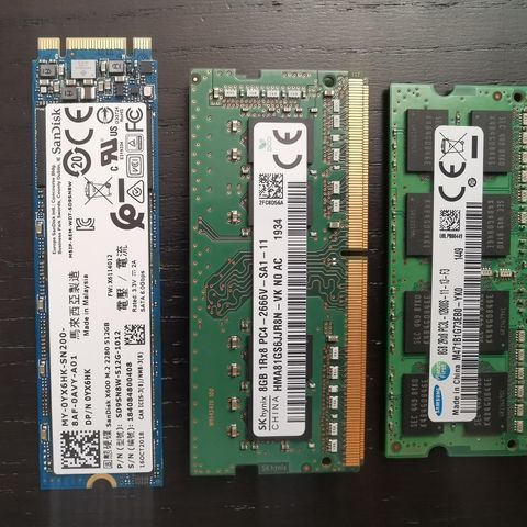 HDD, SSD, RAM DDR3, 8GB, 4GB