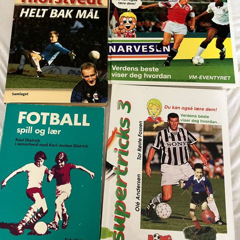 Diverse fotball-bøker