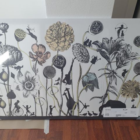 Store blomster bilde, 118x78 cm, NY