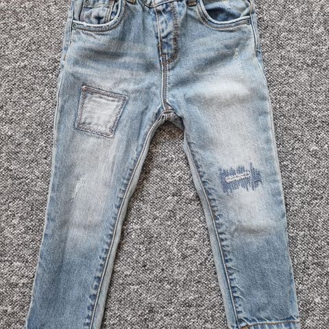 3 stk. jente jeans 98