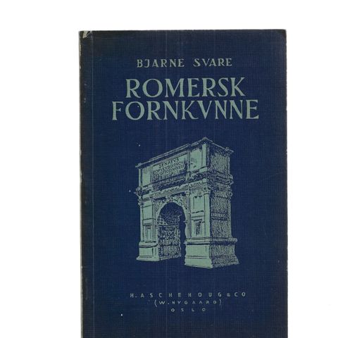 Bjarne Svare Romersk Fornkvinne  Oslo 1932 o.omslag   (GM)